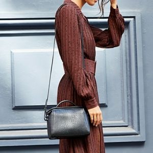 M. Gemi Mini Essa Crossbody Leather Bag